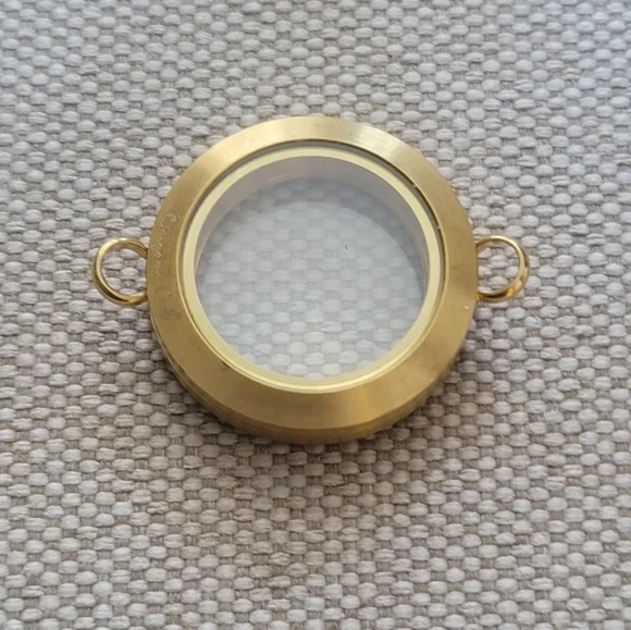 ORIGAMI OWL Swarovski Gold Link Locket ONLY - Picture 5 of 7